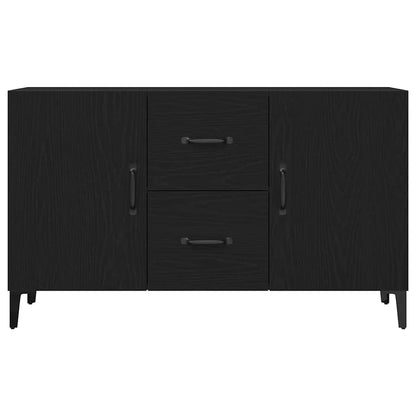 Servírovací Skříň Černý Dub 100 X 36 X 60 Cm Kompozitní Dřevo