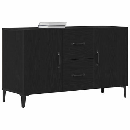 Servírovací Skříň Černý Dub 100 X 36 X 60 Cm Kompozitní Dřevo