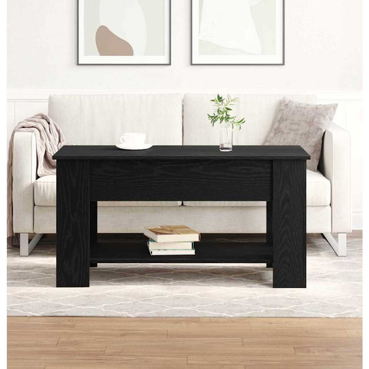 Konferenční Stolek Černý Dub 101 X 49 X 52 Cm Kompozitní Dřevo