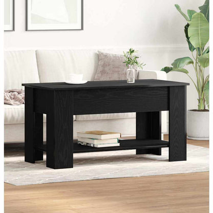 Konferenční Stolek Černý Dub 101 X 49 X 52 Cm Kompozitní Dřevo
