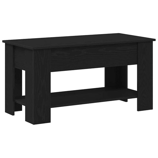 Konferenční Stolek Černý Dub 101 X 49 X 52 Cm Kompozitní Dřevo