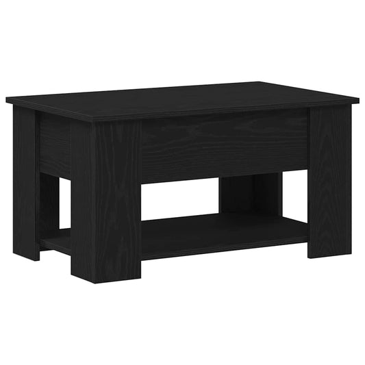 Konferenční Stolek Černý Dub 79 X 49 X 41 Cm Kompozitní Dřevo