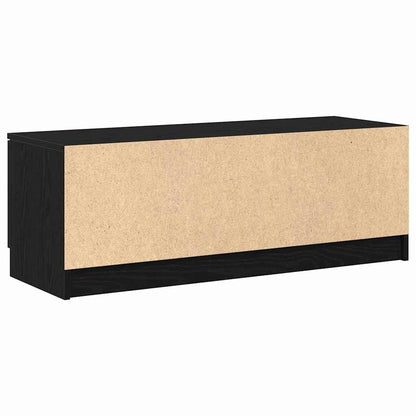 Televizní Skříň 102 X 35 X 36,5 Cm Černý Dub Kompozitní Dřevo