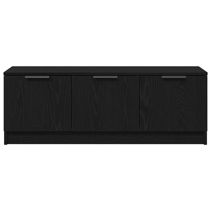 Televizní Skříň 102 X 35 X 36,5 Cm Černý Dub Kompozitní Dřevo
