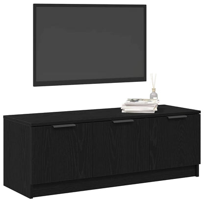 Televizní Skříň 102 X 35 X 36,5 Cm Černý Dub Kompozitní Dřevo