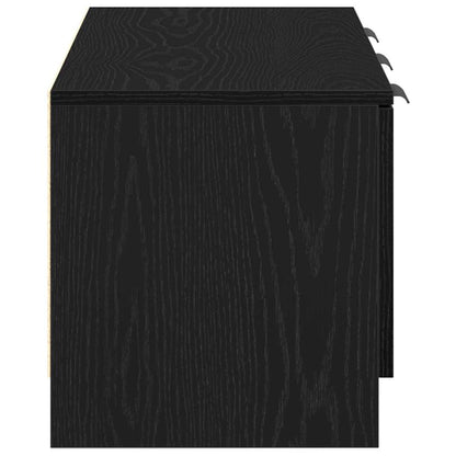 Televizní Skříň 102 X 35 X 36,5 Cm Černý Dub Kompozitní Dřevo