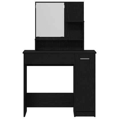 Kosmetický Stůl Černý Dub 86,5 X 35 X 136 Cm Kompozitní Dřevo