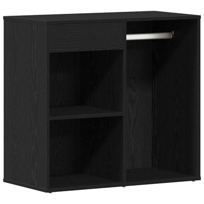 Kosmetický Kabinet Černý Dub 80 X 40 X 75 Cm Kompozitní Dřevo
