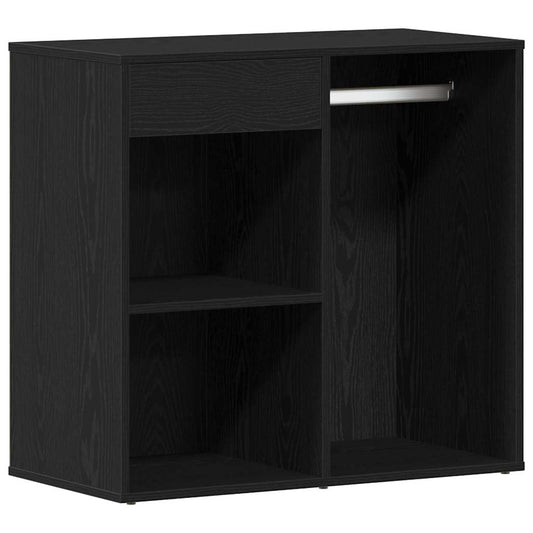 Kosmetický Kabinet Černý Dub 80 X 40 X 75 Cm Kompozitní Dřevo