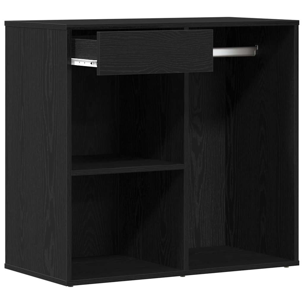 Kosmetický Kabinet Černý Dub 80 X 40 X 75 Cm Kompozitní Dřevo