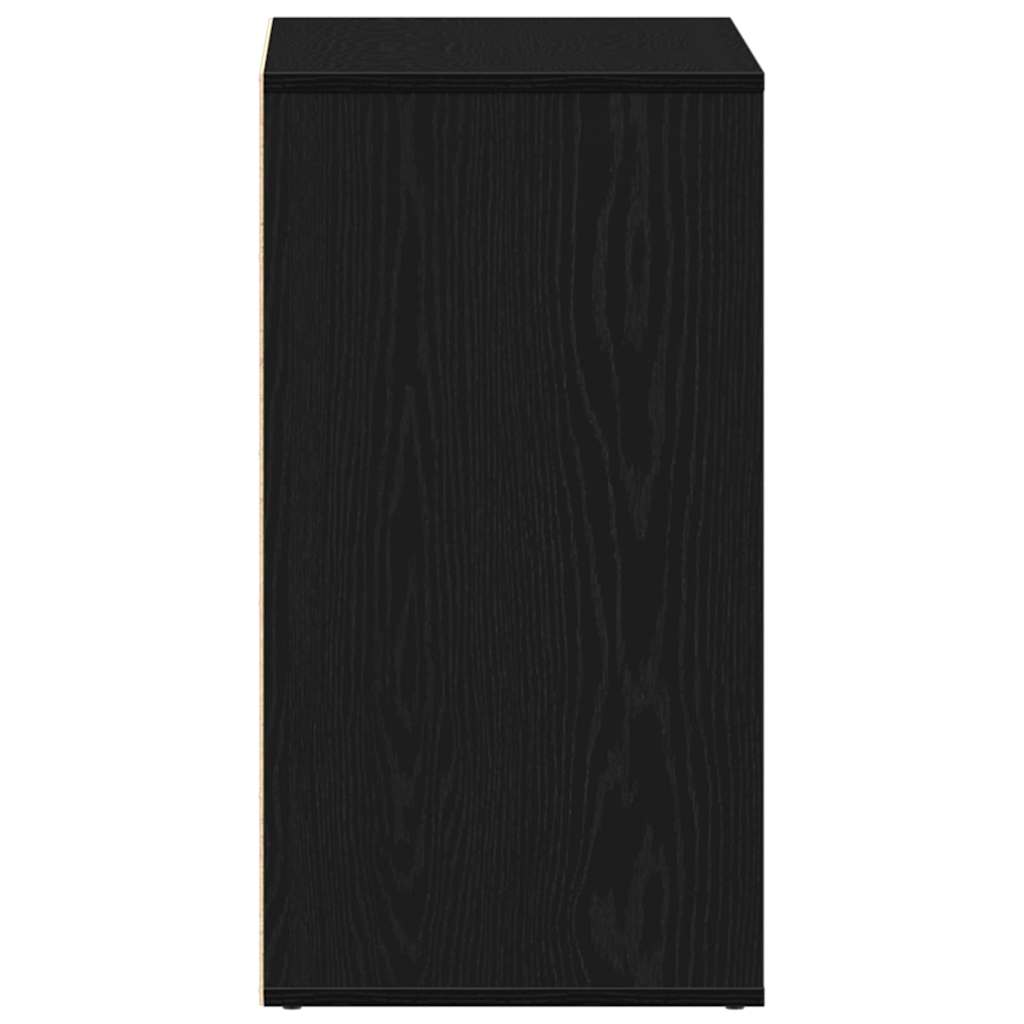 Kosmetický Kabinet Černý Dub 80 X 40 X 75 Cm Kompozitní Dřevo