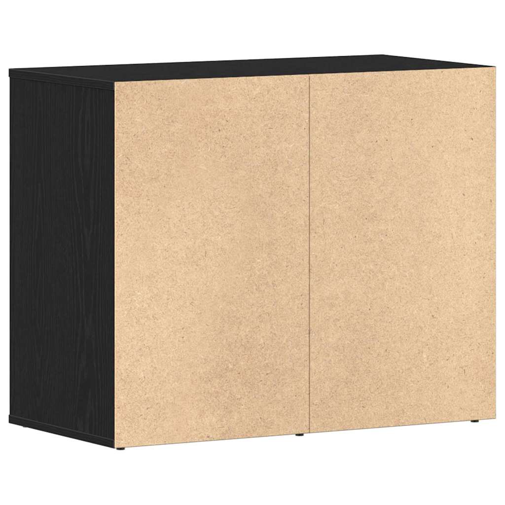 Kosmetický Kabinet Černý Dub 80 X 40 X 65 Cm Kompozitní Dřevo