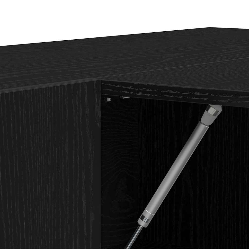 Kabinet Na Chodbu Černý Dub 97,5 X 37 X 99 Cm Kompozitní Dřevo