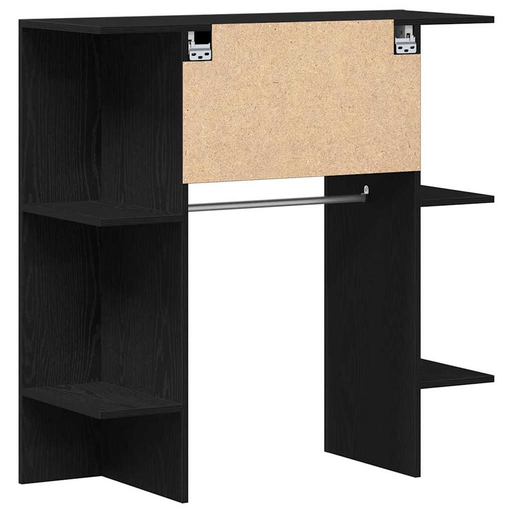 Kabinet Na Chodbu Černý Dub 97,5 X 37 X 99 Cm Kompozitní Dřevo