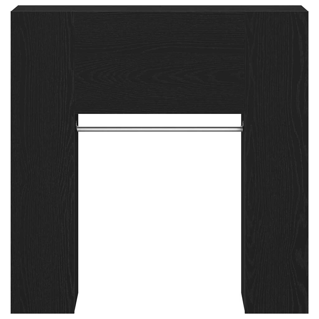 Kabinet Na Chodbu Černý Dub 97,5 X 37 X 99 Cm Kompozitní Dřevo