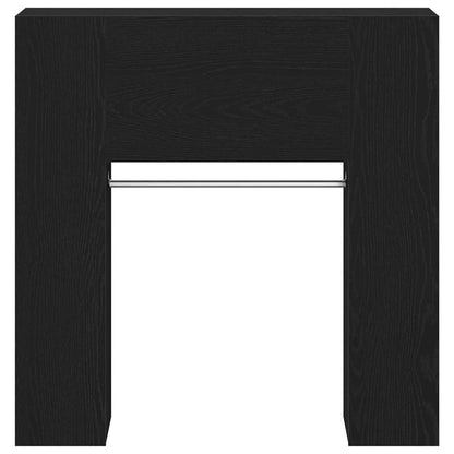 Kabinet Na Chodbu Černý Dub 97,5 X 37 X 99 Cm Kompozitní Dřevo