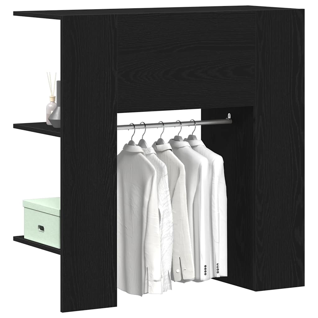 Kabinet Na Chodbu Černý Dub 97,5 X 37 X 99 Cm Kompozitní Dřevo