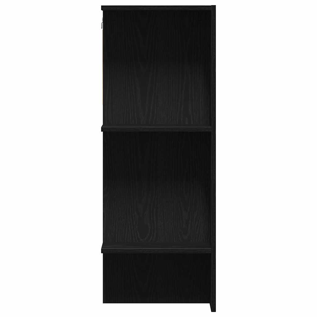 Kabinet Na Chodbu Černý Dub 97,5 X 37 X 99 Cm Kompozitní Dřevo