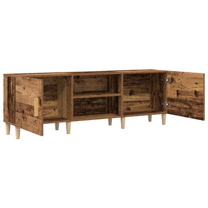 Televizní Skříň 150 X 30 X 50 Cm Staré Dřevo Kompozitní Dřevo