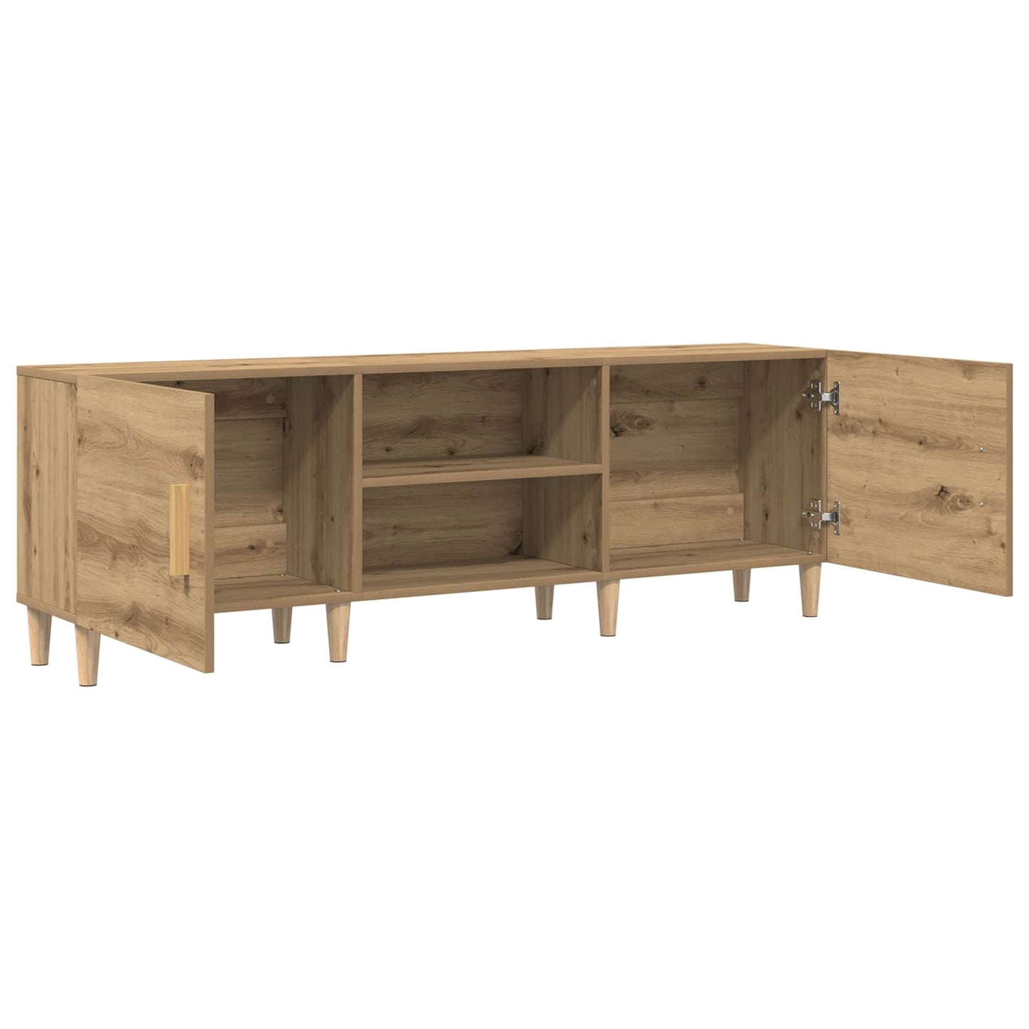 Televizní Skříň 150 X 30 X 50 Cm Dub Artisan Kompozitní Dřevo