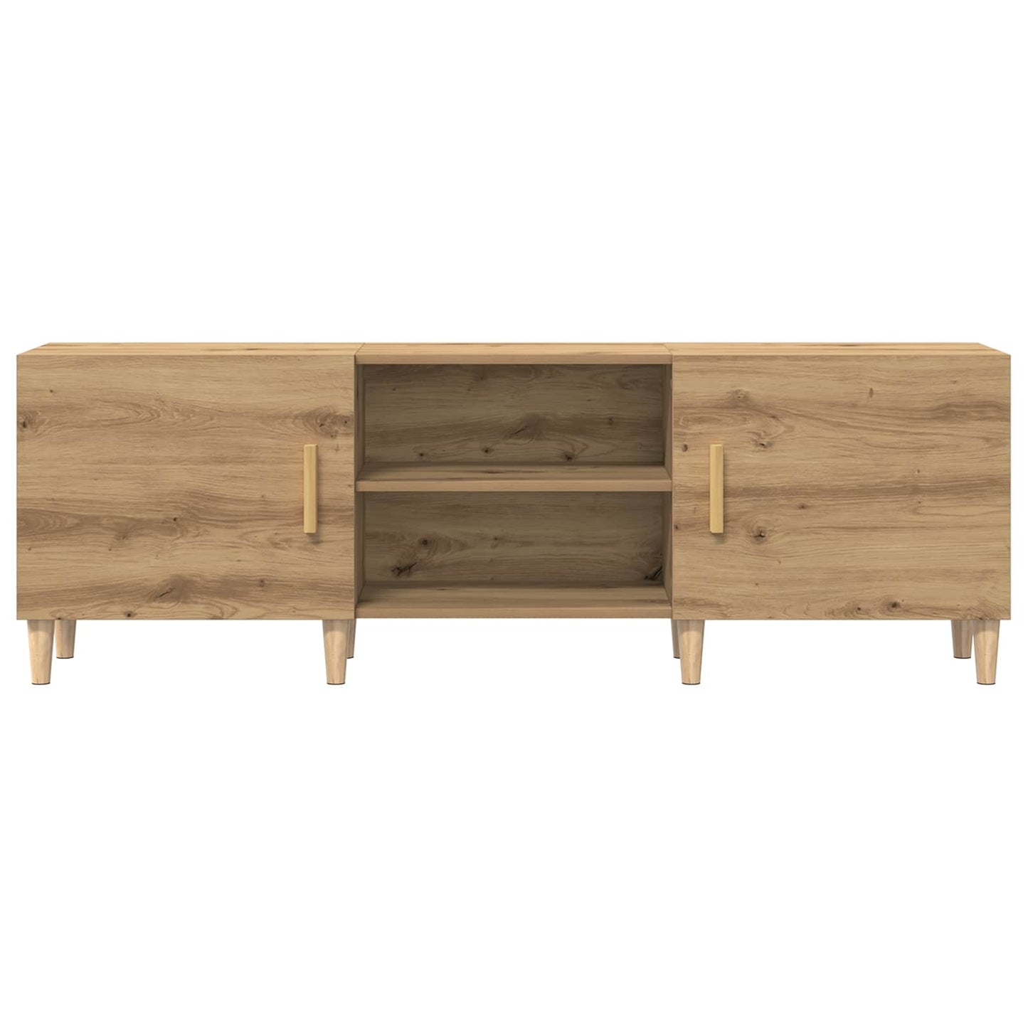Televizní Skříň 150 X 30 X 50 Cm Dub Artisan Kompozitní Dřevo