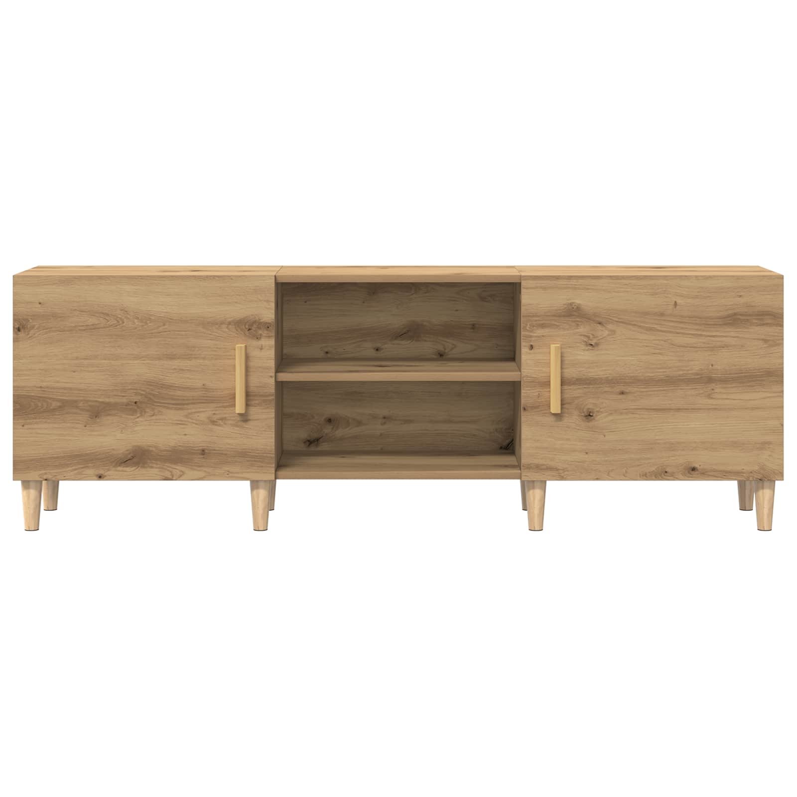 Televizní Skříň 150 X 30 X 50 Cm Dub Artisan Kompozitní Dřevo