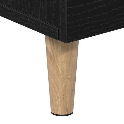 Televizní Skříň 150 X 30 X 50 Cm Černý Dub Kompozitní Dřevo