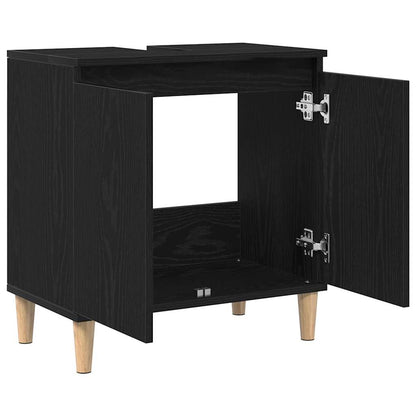 Skříňka Pod Umyvadlo Černý Dub 58 X 33 X 60 Cm Kompozitní Dřevo