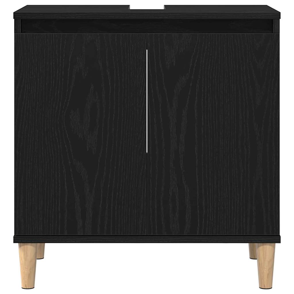 Skříňka Pod Umyvadlo Černý Dub 58 X 33 X 60 Cm Kompozitní Dřevo
