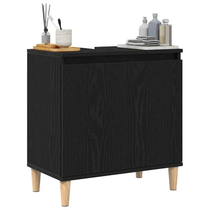 Skříňka Pod Umyvadlo Černý Dub 58 X 33 X 60 Cm Kompozitní Dřevo