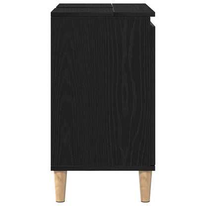 Skříňka Pod Umyvadlo Černý Dub 58 X 33 X 60 Cm Kompozitní Dřevo