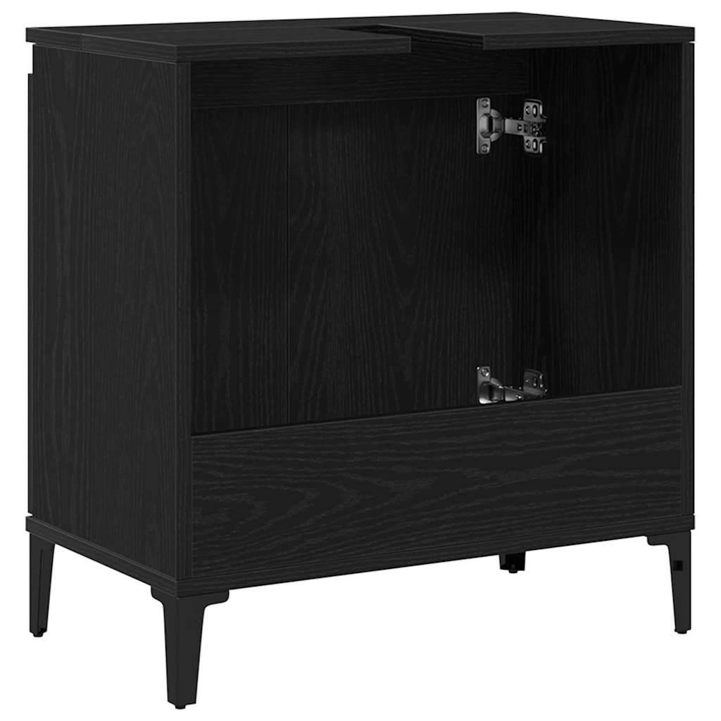 Skříňka Pod Umyvadlo Černý Dub 58 X 33 X 60 Cm Kompozitní Dřevo