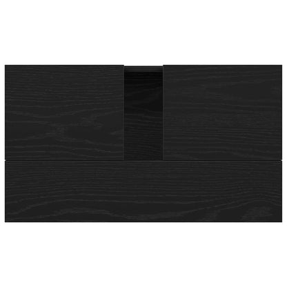 Skříňka Pod Umyvadlo Černý Dub 58 X 33 X 60 Cm Kompozitní Dřevo