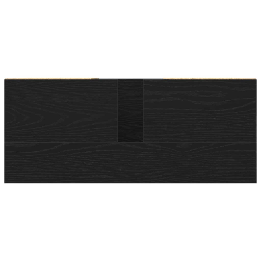 Skříňka Pod Umyvadlo Černý Dub 80 X 33 X 60 Cm Kompozitní Dřevo