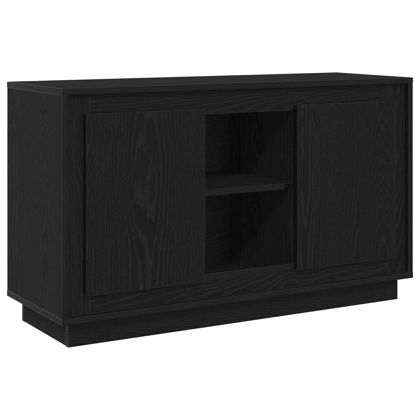 Servírovací Skříň Černý Dub 102 X 35 X 60 Cm Kompozitní Dřevo