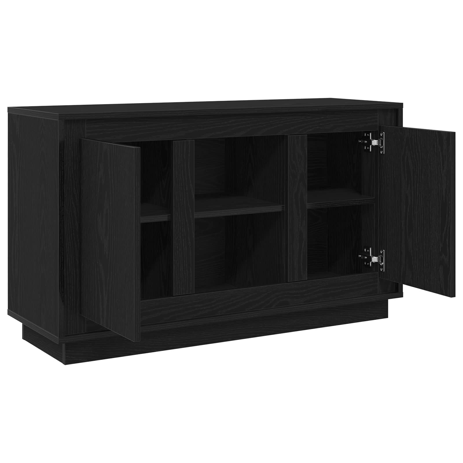 Servírovací Skříň Černý Dub 102 X 35 X 60 Cm Kompozitní Dřevo