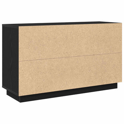 Servírovací Skříň Černý Dub 102 X 35 X 60 Cm Kompozitní Dřevo