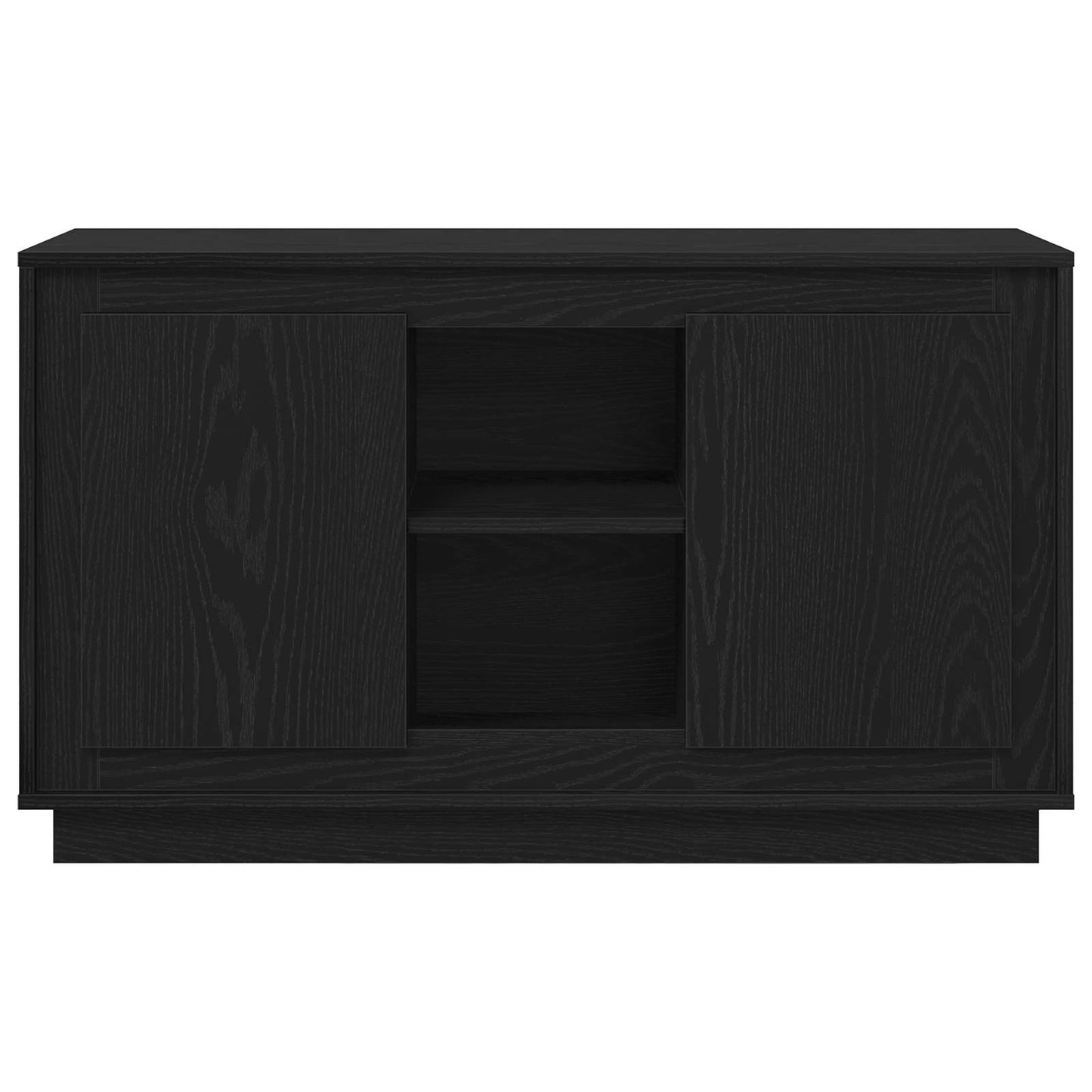 Servírovací Skříň Černý Dub 102 X 35 X 60 Cm Kompozitní Dřevo