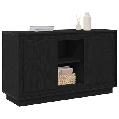 Servírovací Skříň Černý Dub 102 X 35 X 60 Cm Kompozitní Dřevo