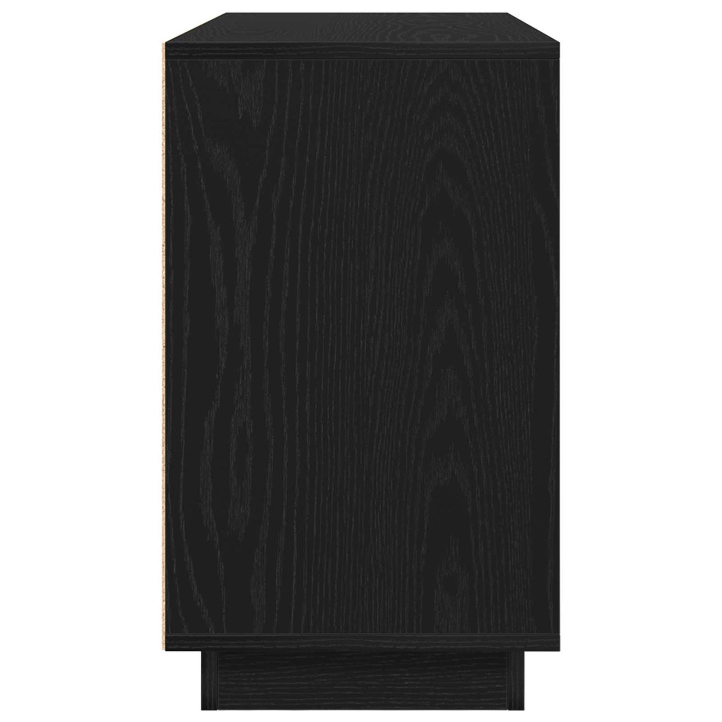 Servírovací Skříň Černý Dub 102 X 35 X 60 Cm Kompozitní Dřevo