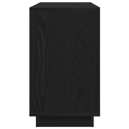 Servírovací Skříň Černý Dub 102 X 35 X 60 Cm Kompozitní Dřevo