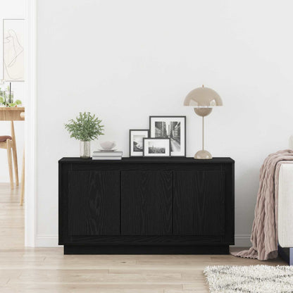 Servírovací Skříň Černý Dub 102 X 35 X 55 Cm Kompozitní Dřevo