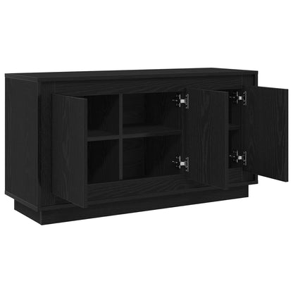 Servírovací Skříň Černý Dub 102 X 35 X 55 Cm Kompozitní Dřevo