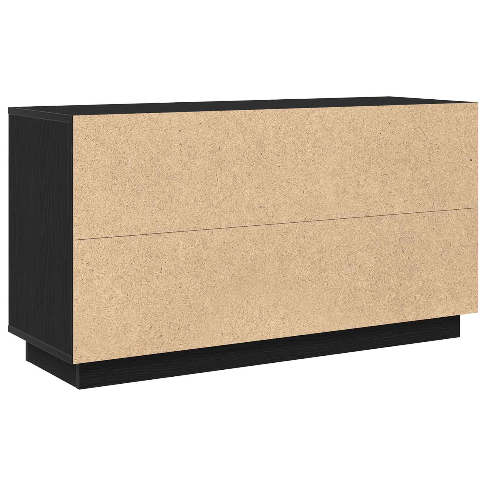 Servírovací Skříň Černý Dub 102 X 35 X 55 Cm Kompozitní Dřevo