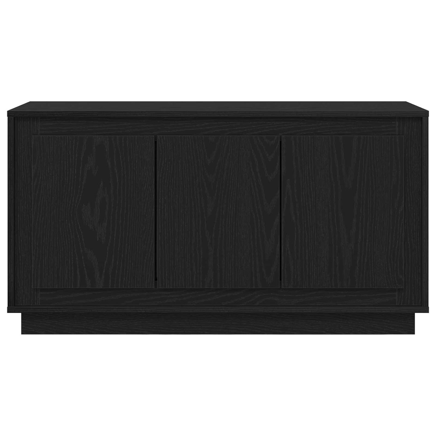 Servírovací Skříň Černý Dub 102 X 35 X 55 Cm Kompozitní Dřevo