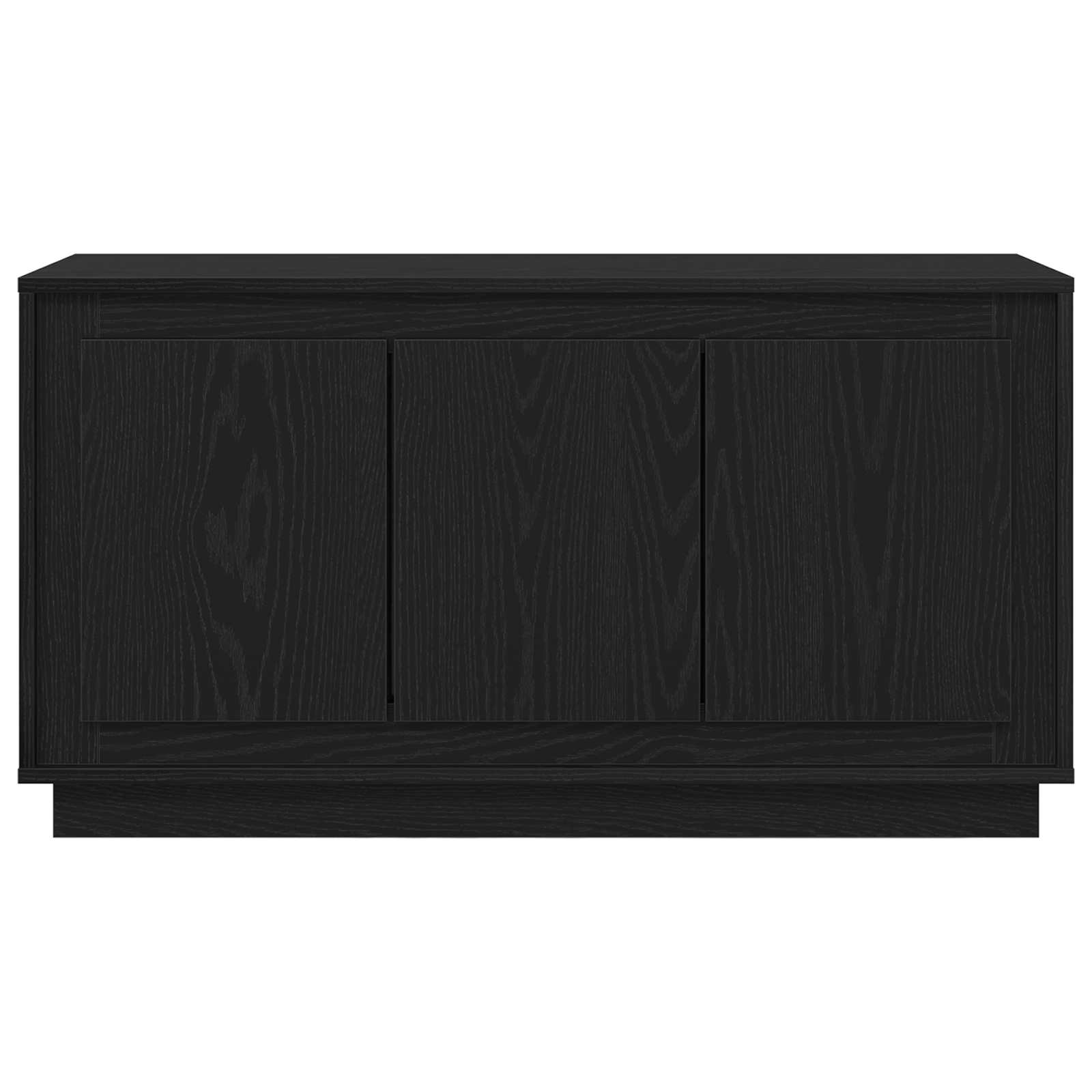 Servírovací Skříň Černý Dub 102 X 35 X 55 Cm Kompozitní Dřevo