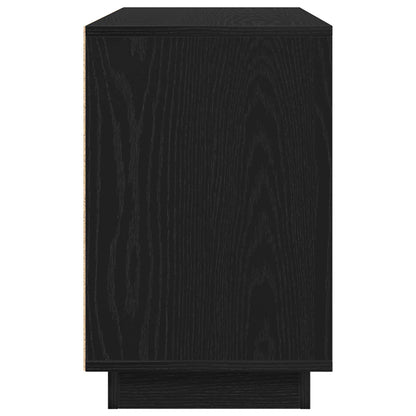 Servírovací Skříň Černý Dub 102 X 35 X 55 Cm Kompozitní Dřevo