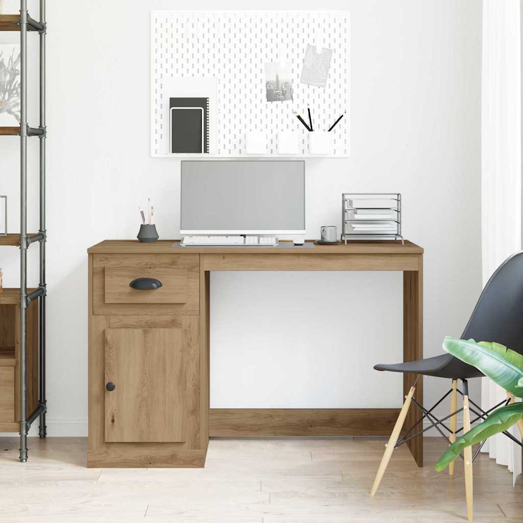 Stůl Artisanový Dub Kompozitní Dřevo 50 X 115 X 75 Cm