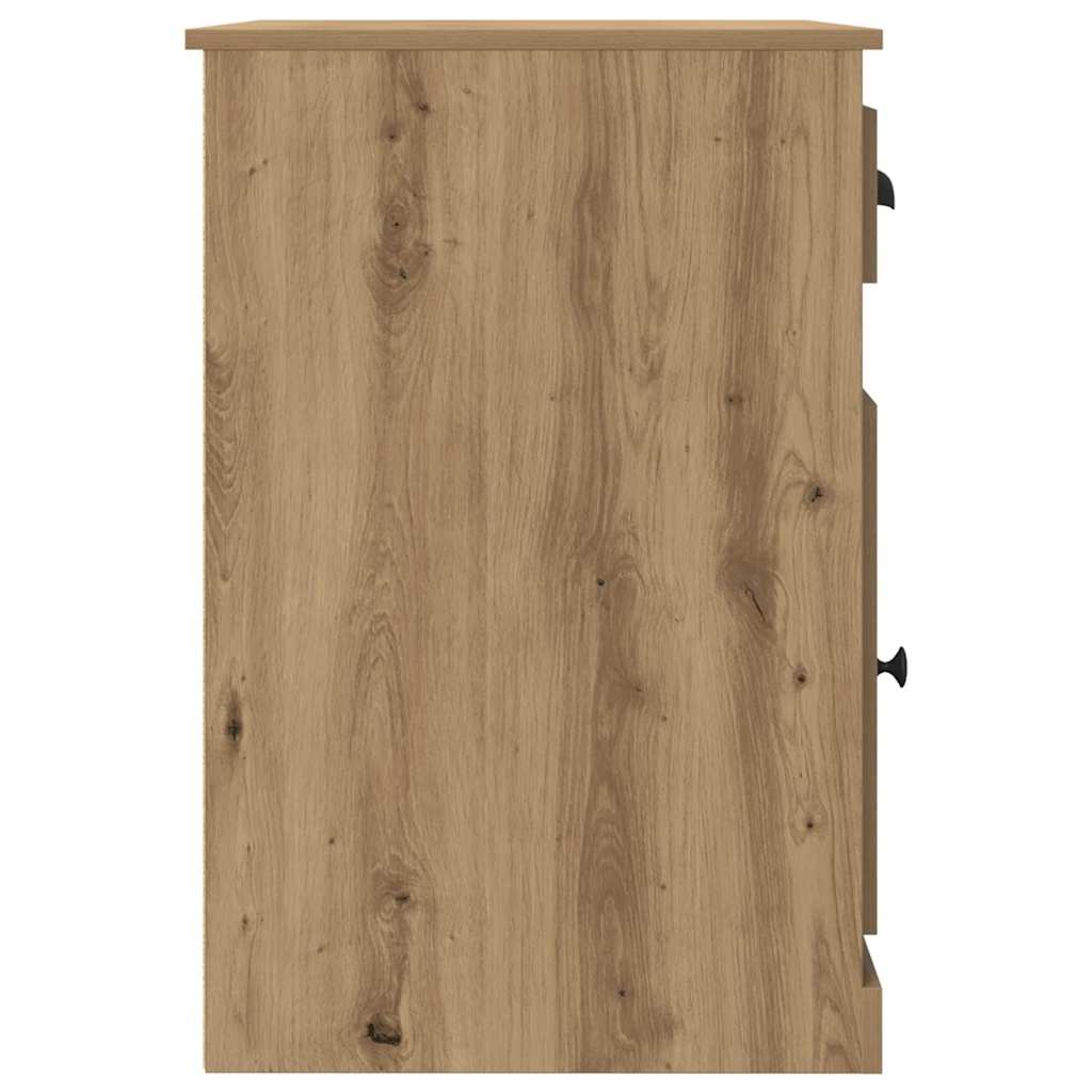 Stůl Artisanový Dub Kompozitní Dřevo 50 X 115 X 75 Cm