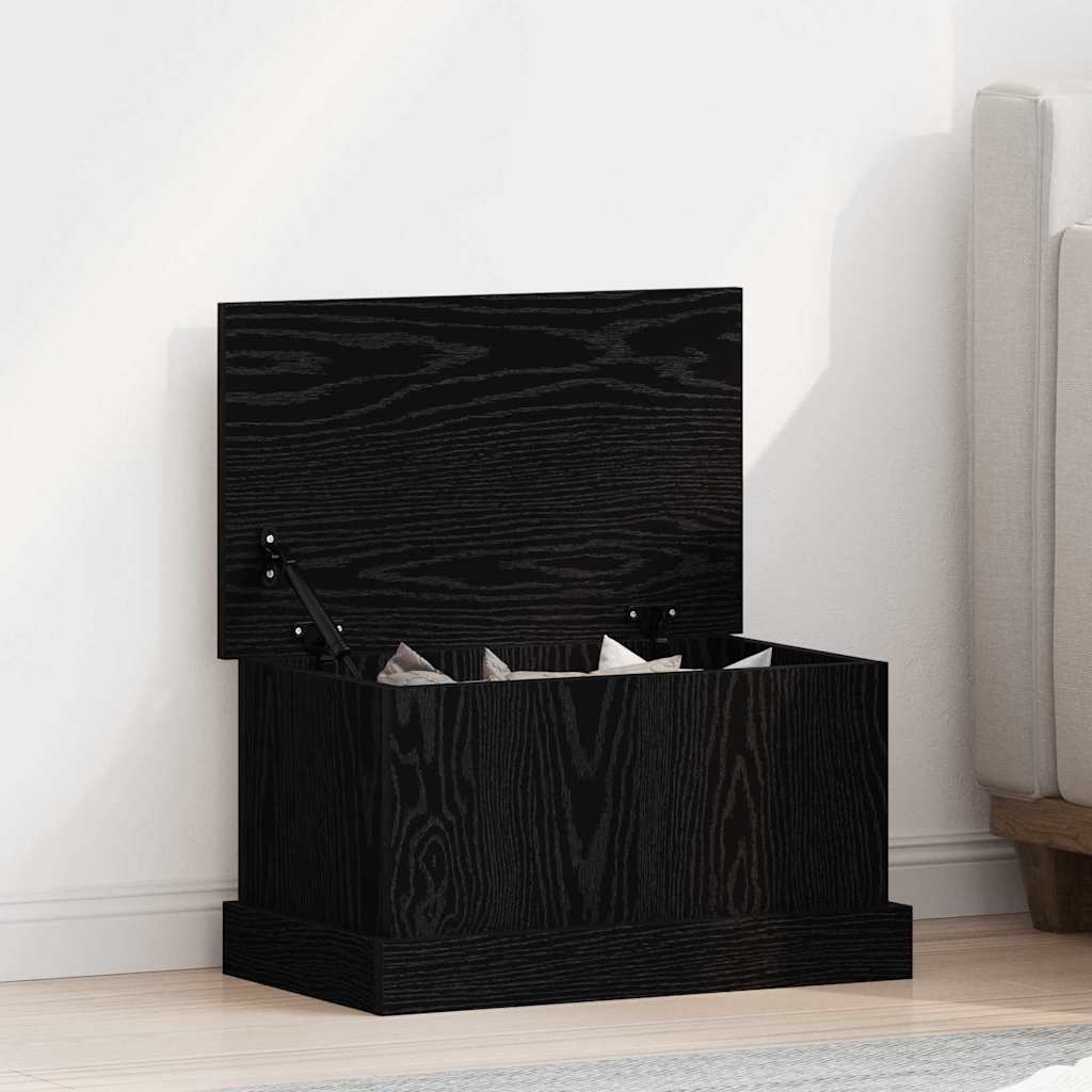 Úložná Krabice Černý Dub 50 X 30 X 28 Cm Kompozitní Dřevo
